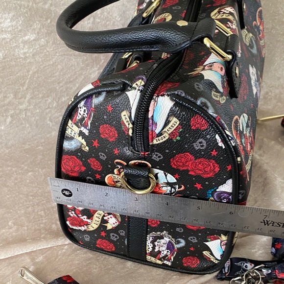 Loungefly Disney Villains Black and Red  Bag Set all 6 pieces - Picture 8 of 8